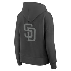 San Diego Padres Fanatics Women's Elements Future Ground Subtle Tonal Pullover Hoodie - Charcoal Hoodies