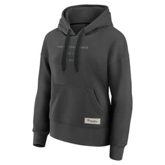 San Francisco Giants Fanatics Women's Elements Future Ground Subtle Tonal Pullover Hoodie - Charcoal Hoodies