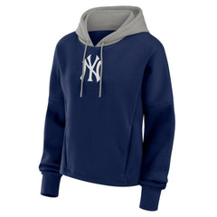 New York Yankees Fanatics Women's Oversized Legacy Favorite Spectator Pullover Hoodie - Navy Hoodies
