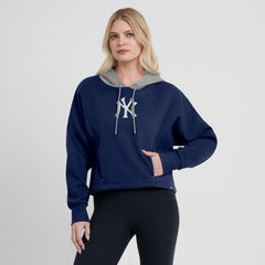New York Yankees Fanatics Women's Oversized Legacy Favorite Spectator Pullover Hoodie - Navy Hoodies