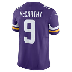 NFL J.J. McCarthy Minnesota Vikings Vapor F.U.S.E. Limited Jersey - Purple