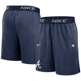 Atlanta Braves Nike Authentic Collection Performance Knit Shorts - Navy Shorts