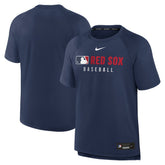 Boston Red Sox Nike Authentic Collection Pregame Raglan Dri-FIT T-Shirt - Navy T-shirts