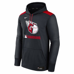 Cleveland Guardians Nike Authentic Collection Performance Pullover Hoodie - Navy Hoodies