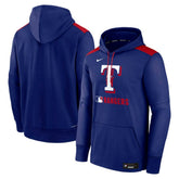 Texas Rangers Nike Authentic Collection Performance Pullover Hoodie - Royal Hoodies