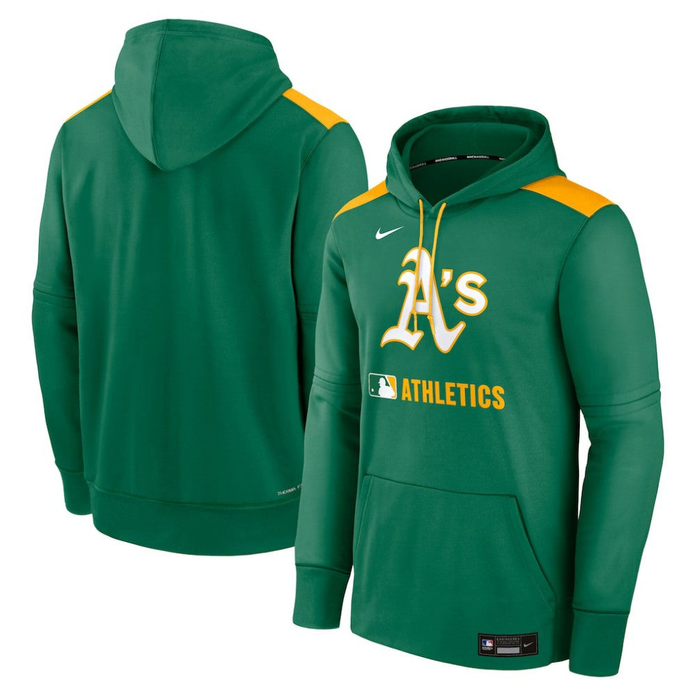 Athletics Nike Authentic Collection Performance Pullover Hoodie - Kelly Green Hoodies
