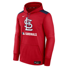 St. Louis Cardinals Nike Authentic Collection Performance Pullover Hoodie - Red Hoodies