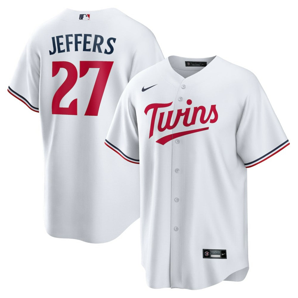 MLB Ryan Jeffers Minnesota Twins Nike Home Replica Player Jersey - White