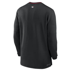 Arizona Diamondbacks Nike Authentic Collection Performance Half-Zip Top - Black Tops
