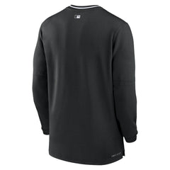 Chicago White Sox Nike Authentic Collection Performance Half-Zip Top - Black Tops