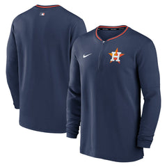 Houston Astros Nike Authentic Collection Performance Half-Zip Top - Navy Tops