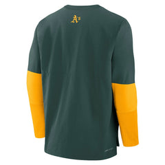 Athletics Nike Authentic Collection Player Dri-FIT Lightweight Pullover - Green/Gold Pullover
