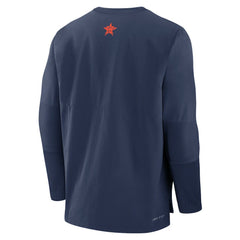 Houston Astros Nike Authentic Collection Player Dri-FIT Lightweight Pullover - Navy/Orange Pullover
