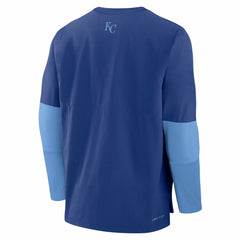 Kansas City Royals Nike Authentic Collection Player Dri-FIT Lightweight Pullover - Royal/Light Blue Pullover