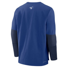 Toronto Blue Jays Nike Authentic Collection Player Dri-FIT Lightweight Pullover - Royal/Navy Pullover