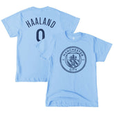 Erling Haaland Manchester City 1863FC Youth Player T-Shirt Sky Blue