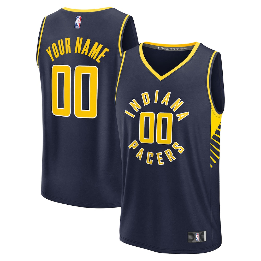 NBA Indiana Pacers Fanatics Fast Break Custom Jersey - Icon Edition - Navy