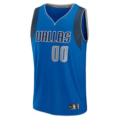NBA Dallas Mavericks Fast Break Custom Jersey sale - Icon Editi- Blue