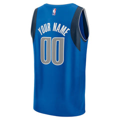 NBA Dallas Mavericks Fast Break Custom Jersey sale - Icon Editi- Blue