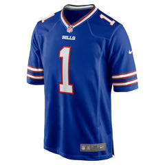 NFL Number 1 Groom Buffalo Bills Game Jersey - Royal