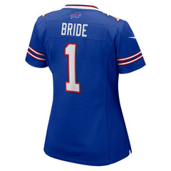 NFL Number 1 Bride Buffalo Bills Women's Game Jersey - Royal