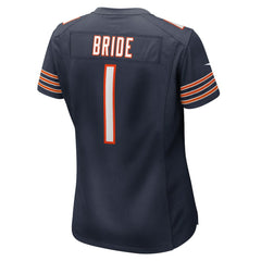 NFL Number 1 Bride Chicago Bears Women's Game Jersey - Navy