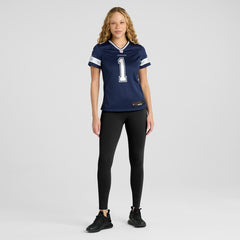 NFL Number 1 Bride Dallas Cowboys Women's Game Jersey - Navy
