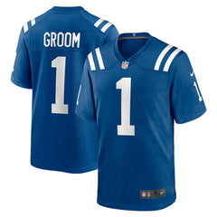 NFL Number 1 Groom Indianapolis Colts Game Jersey - Royal