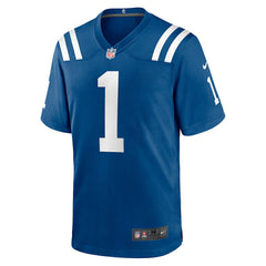 NFL Number 1 Groom Indianapolis Colts Game Jersey - Royal