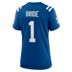 NFL Number 1 Bride Indianapolis Colts Women's Game Jersey - Royal