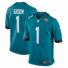 NFL Number 1 Groom Jacksonville Jaguars Game Jersey - Teal
