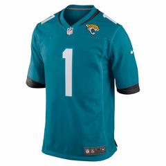 NFL Number 1 Groom Jacksonville Jaguars Game Jersey - Teal