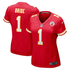 NFL Number 1 Bride Kansas City Chiefs Women's Game Jersey - Red
