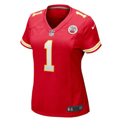 NFL Number 1 Bride Kansas City Chiefs Women's Game Jersey - Red
