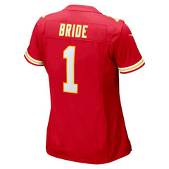 NFL Number 1 Bride Kansas City Chiefs Women's Game Jersey - Red