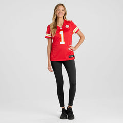 NFL Number 1 Bride Kansas City Chiefs Women's Game Jersey - Red