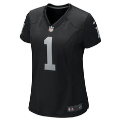 NFL Number 1 Bride Las Vegas Raiders Women's Game Jersey - Black