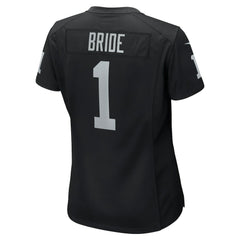 NFL Number 1 Bride Las Vegas Raiders Women's Game Jersey - Black