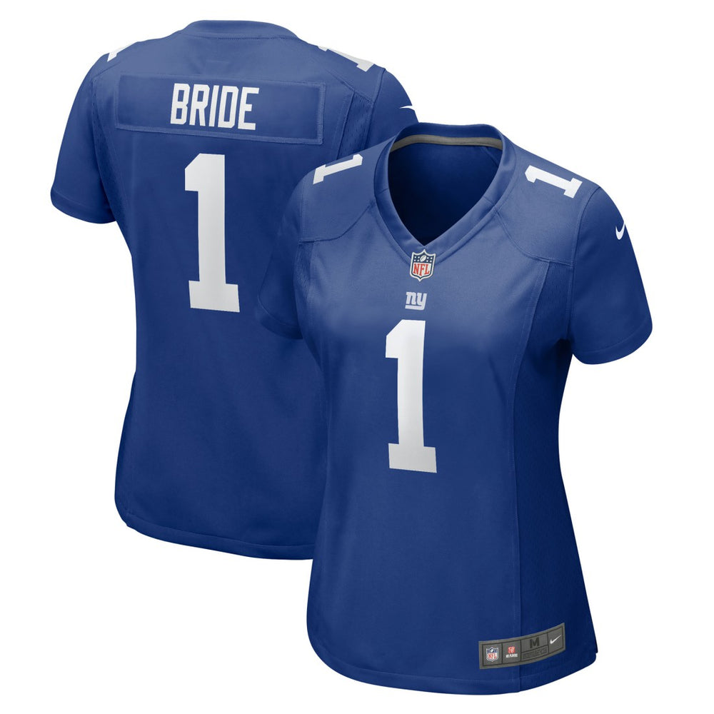 NFL Number 1 Bride New York Giants Women's Game Jersey - Royal