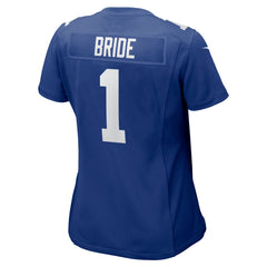 NFL Number 1 Bride New York Giants Women's Game Jersey - Royal