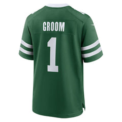NFL Number 1 Groom New York Jets Game Jersey - Legacy Green