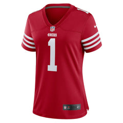 NFL Number 1 Bride San Francisco 49ers Women's Game Jersey - Scarlet