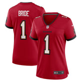 NFL Number 1 Bride Tampa Bay Buccaneers Women's Game Jersey - Red