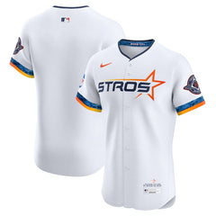 MLB Houston Astros Nike 2025 City Connect Elite Jersey - White
