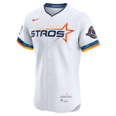 MLB Houston Astros Nike 2025 City Connect Elite Jersey - White