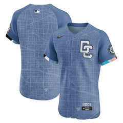 MLB Washington Nationals Nike 2025 City Connect Elite Jersey - Blue