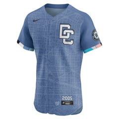 MLB Washington Nationals Nike 2025 City Connect Elite Jersey - Blue