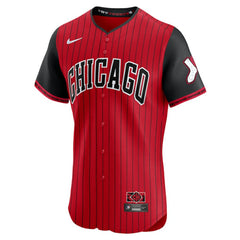 MLB Chicago White Sox Nike 2025 City Connect Elite Jersey - Red/Black