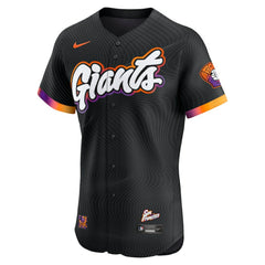 MLB San Francisco Giants Nike 2025 City Connect Elite Jersey - Anthracite