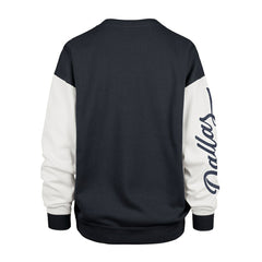 Dallas Cowboys '47 Women's Double Header Rise Andie Pullover Sweatshirt Blue